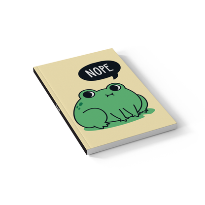 Nope Frog Layflat Notebook