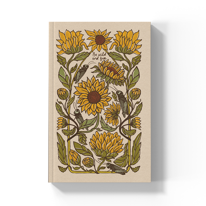 Sunflower Layflat Softcover Notebook