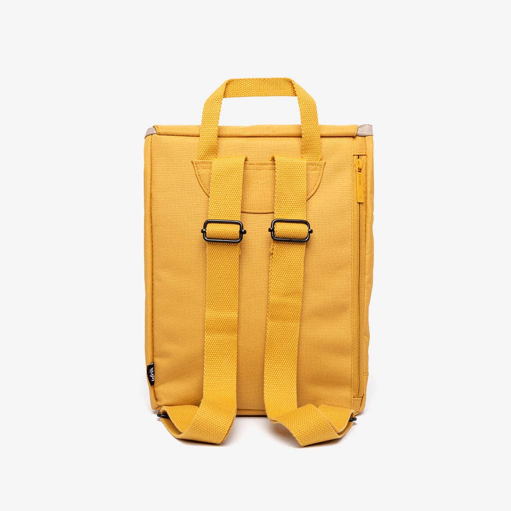 Recycled Mini Backpack, Mustard