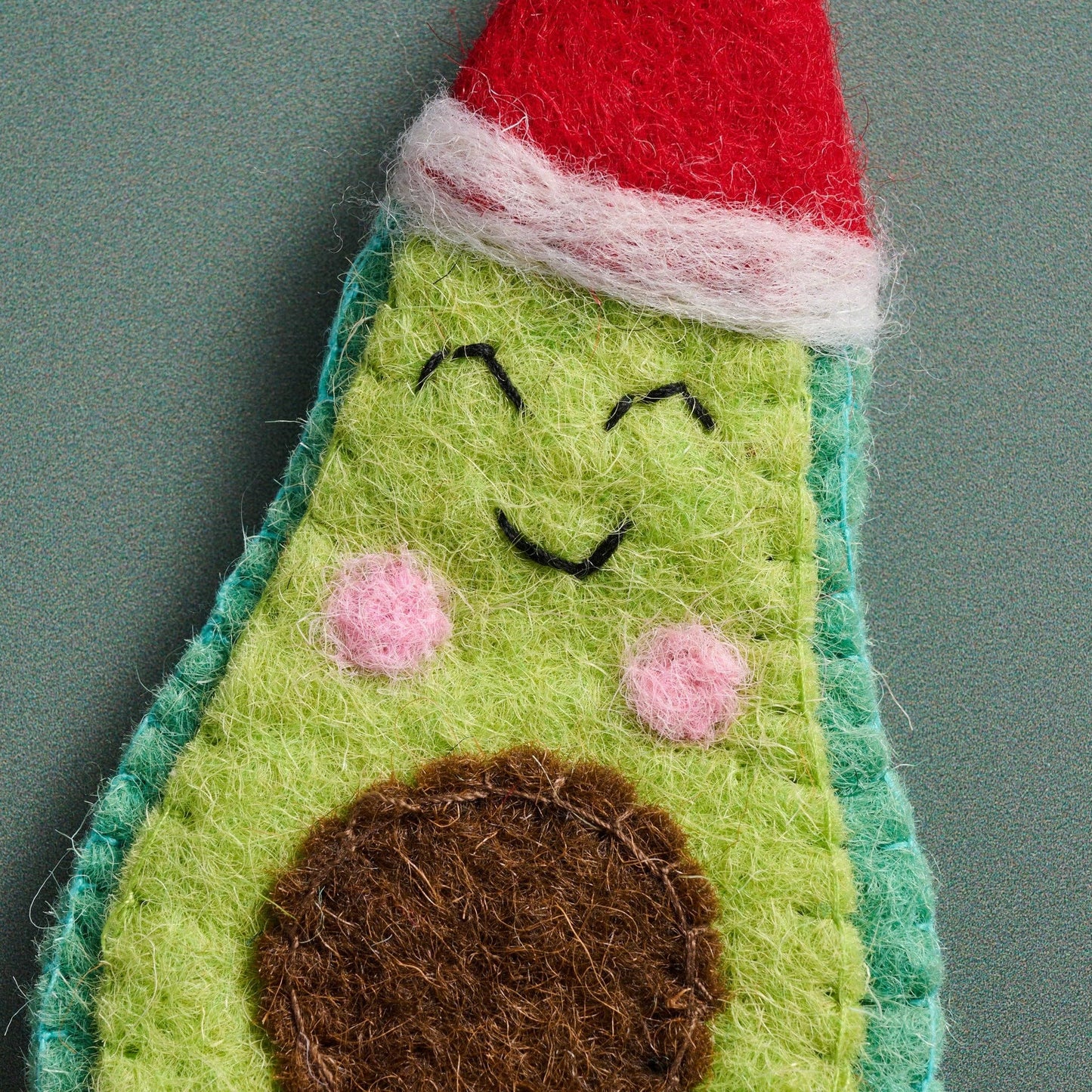 Jingle Bell Guac Felt Avocado Ornament