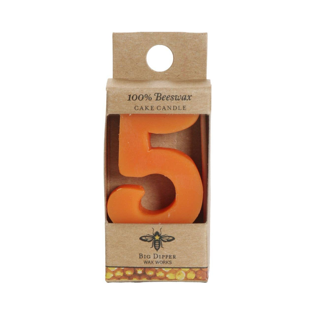 Beeswax Number Birthday Cake Candles
