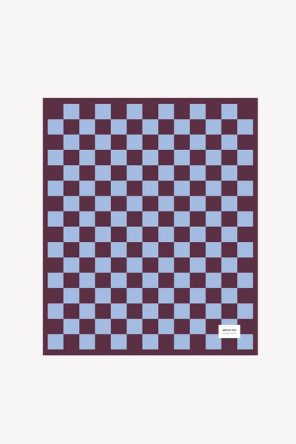The Teddy Throw - Blue Check