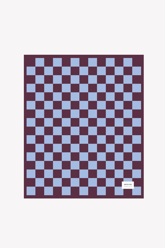 The Teddy Throw - Blue Check
