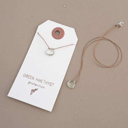 Delicate Teardrop Pendant Necklace