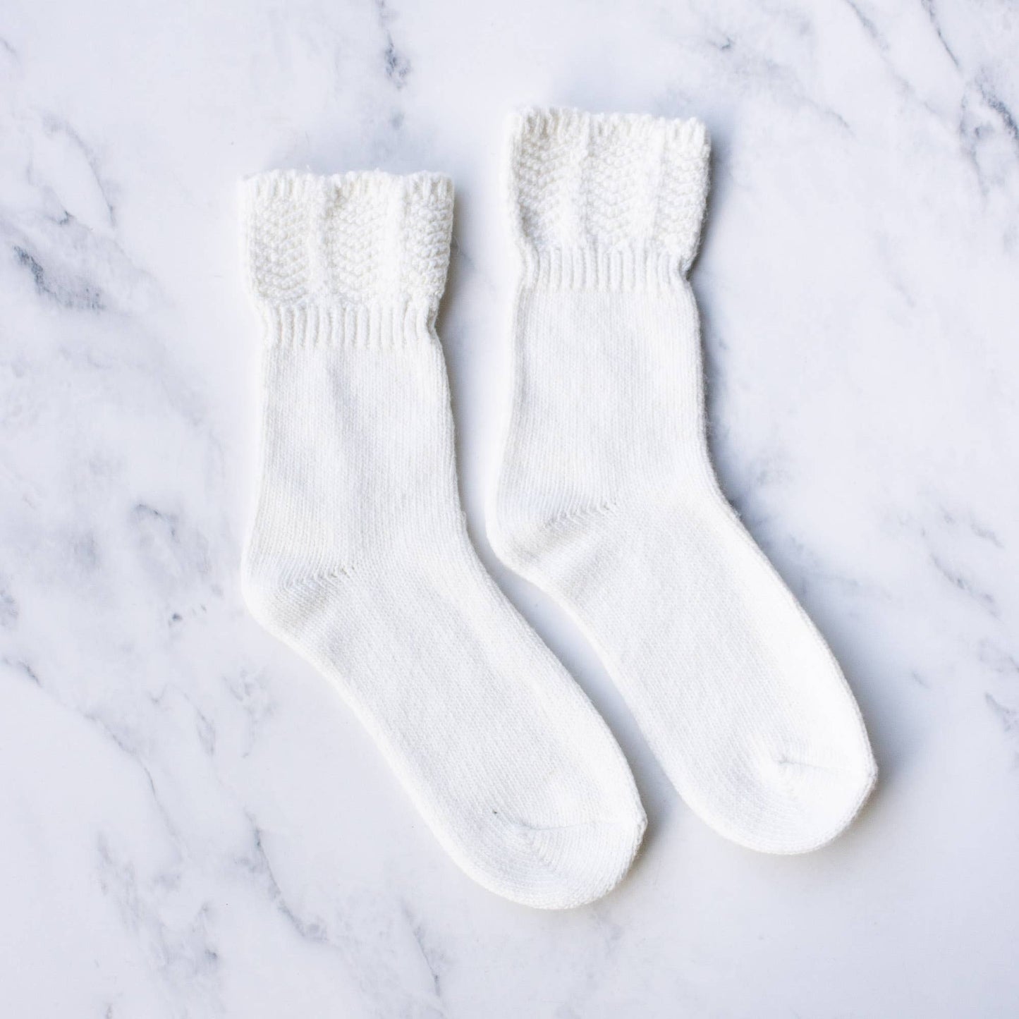 Charlotte Combed Wool and Cashmere Socks