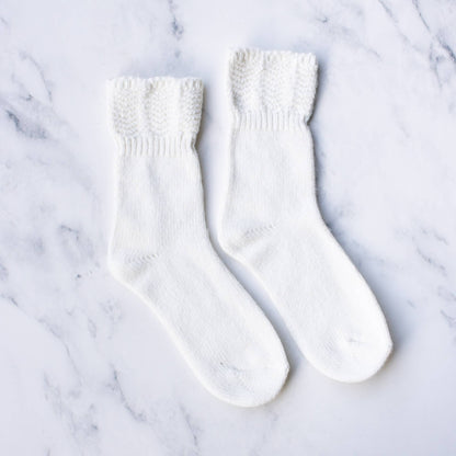 Charlotte Combed Wool and Cashmere Socks