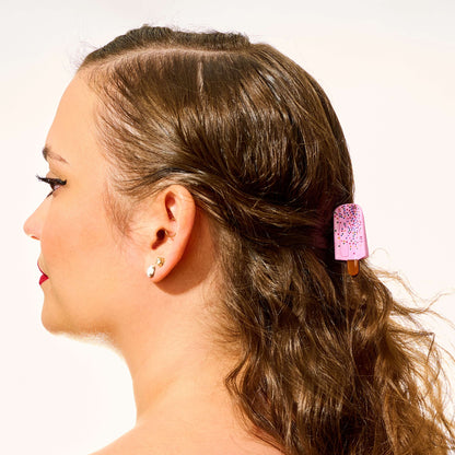 Mini Popsicle Acetate Hair Claw Clip