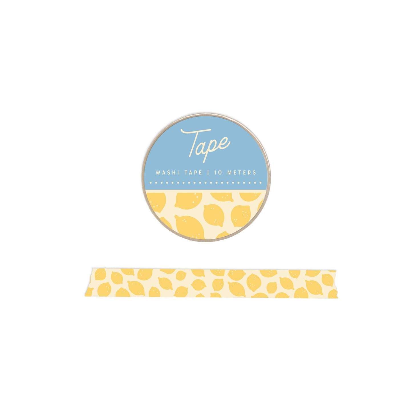 Lemon Pattern Washi Tape