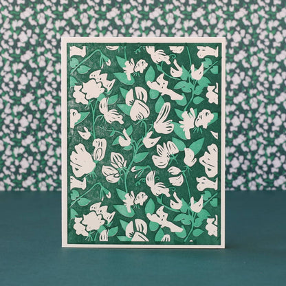 Flowers Letterpress Cards Set