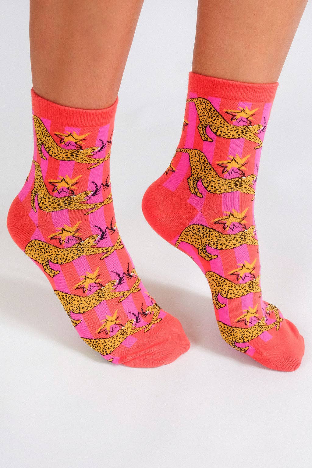 Cheetahs Knit Ankle Sock by MŪR