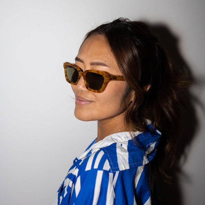 Demi - Honey Tortoise Shell Sunglasses