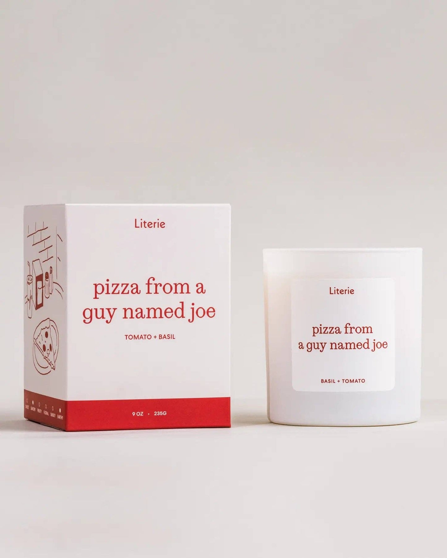 Pizza From A Guy Named Joe Candle