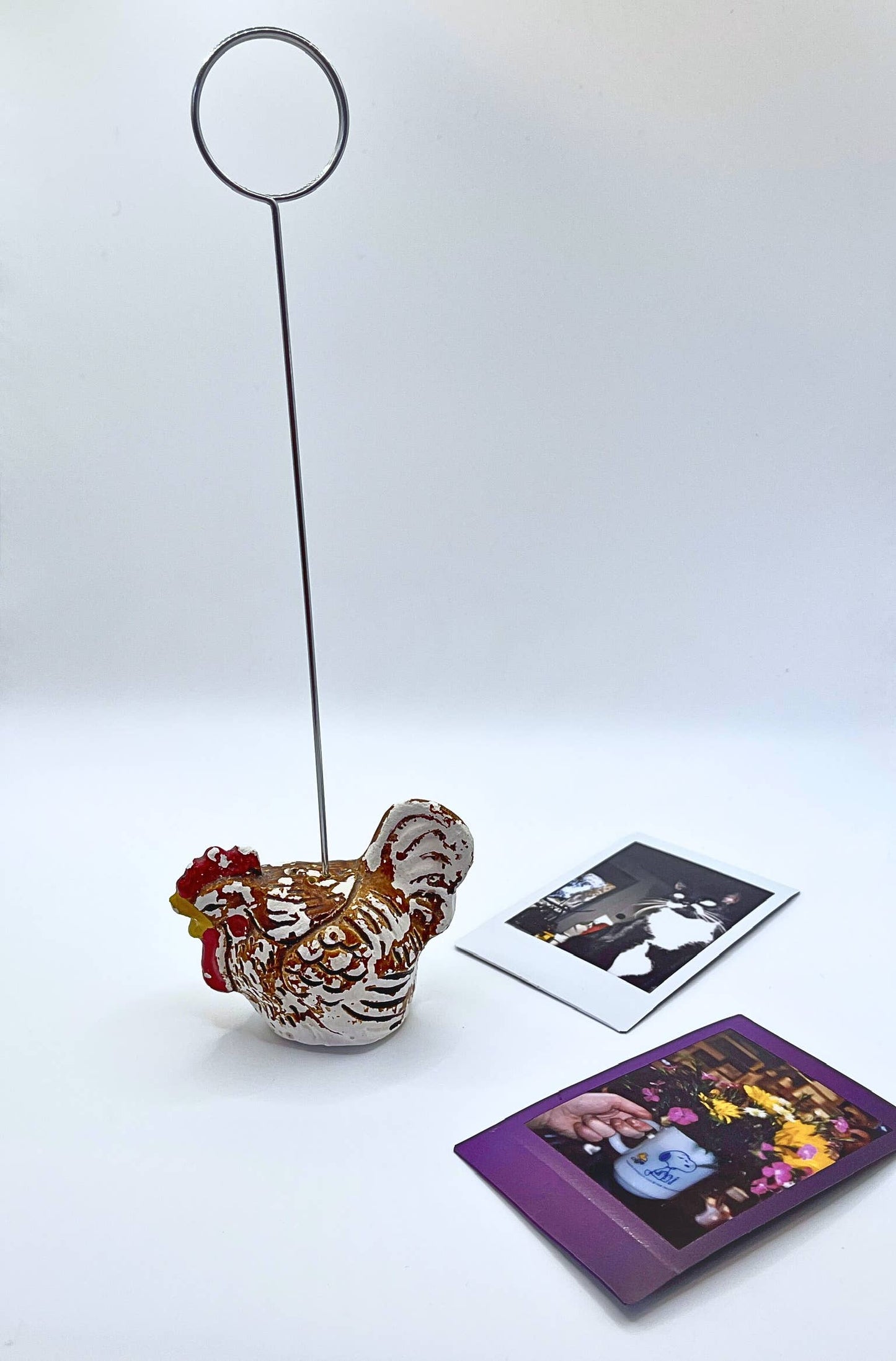 Vintage Salt and Pepper Shaker Photo Holder