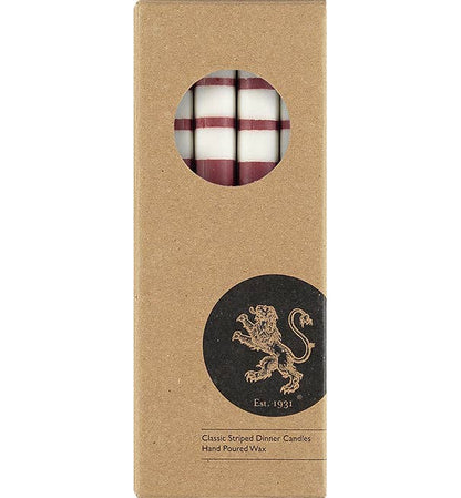 Red, Pearl, Blue Stripe Candle Stick