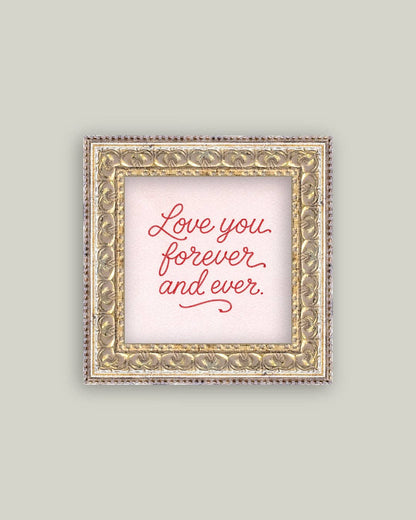Love You Forever Framed Sentimental Wall Art
