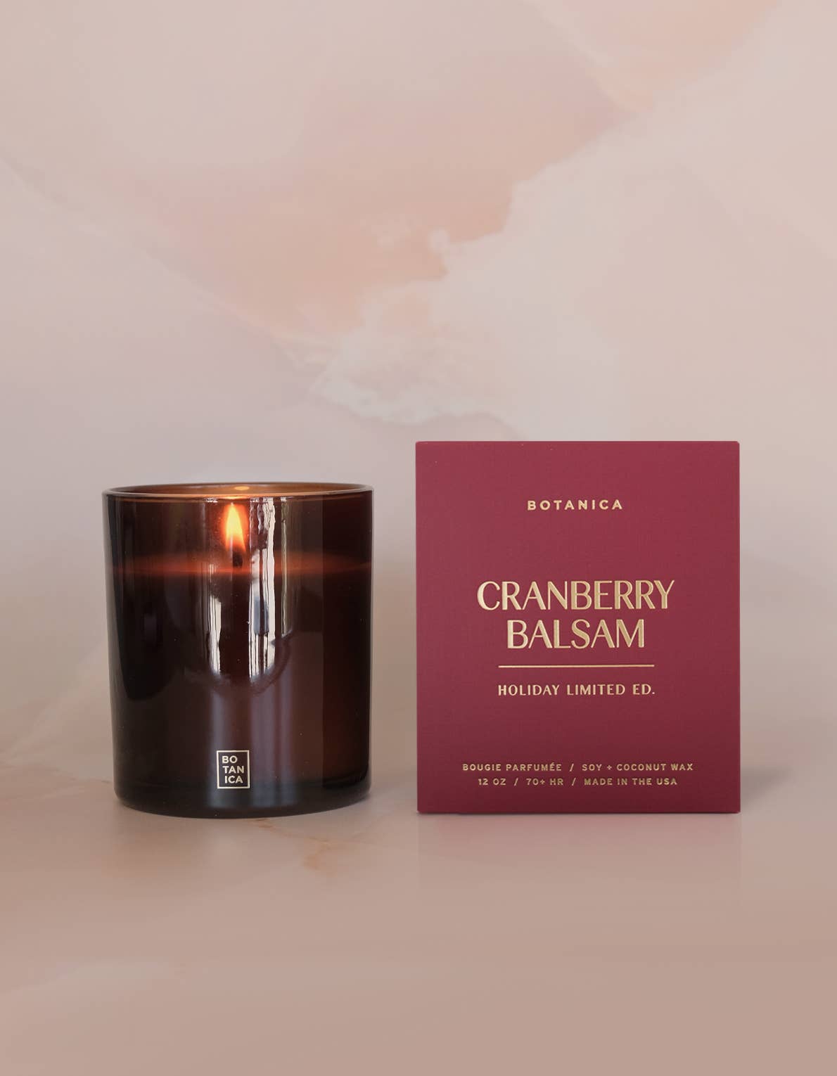 Cranberry Balsam Holiday Candle