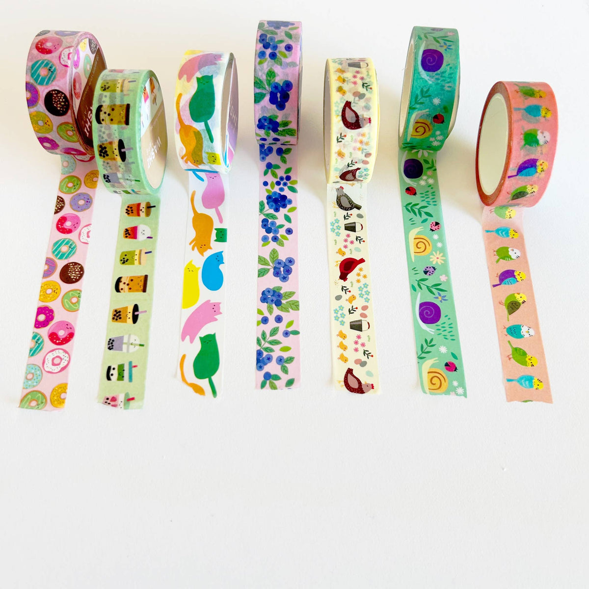 Snail Garden Washi Tape Roll