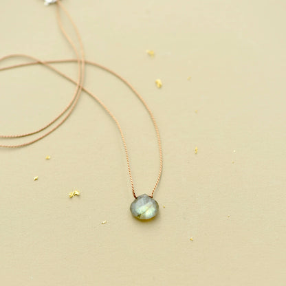 Delicate Teardrop Pendant Necklace