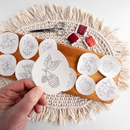 Berry Stick and Stitch Embroidery Patterns