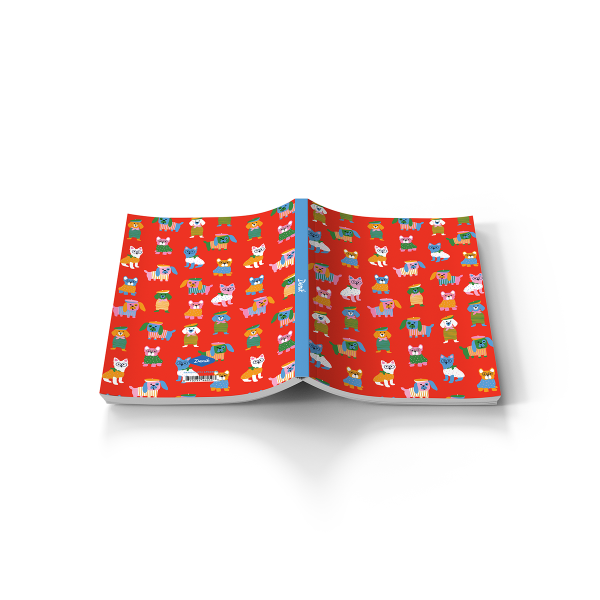 Paris Pups Layflat Notebook