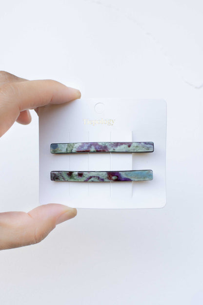 Simple Barrette Bobby Pin Set