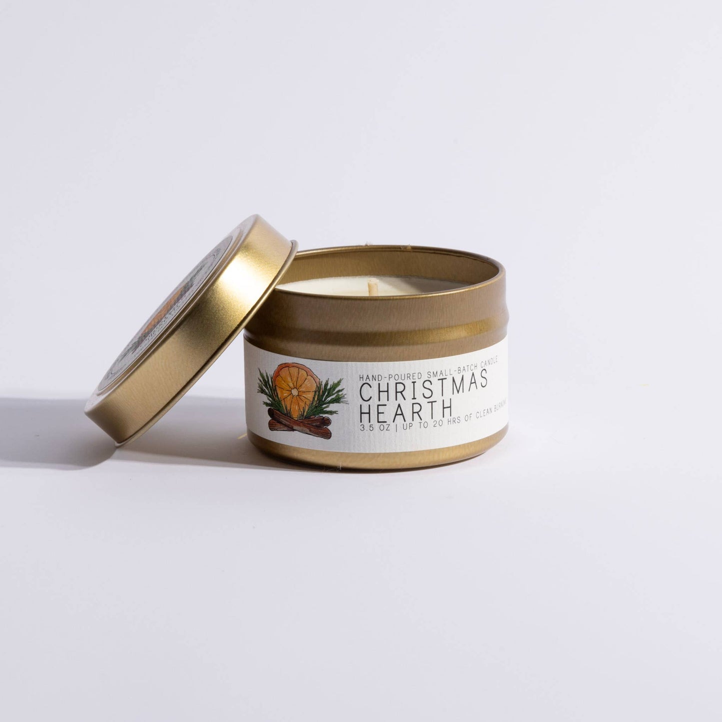 Christmas Hearth - Tin - Just Bee Candle