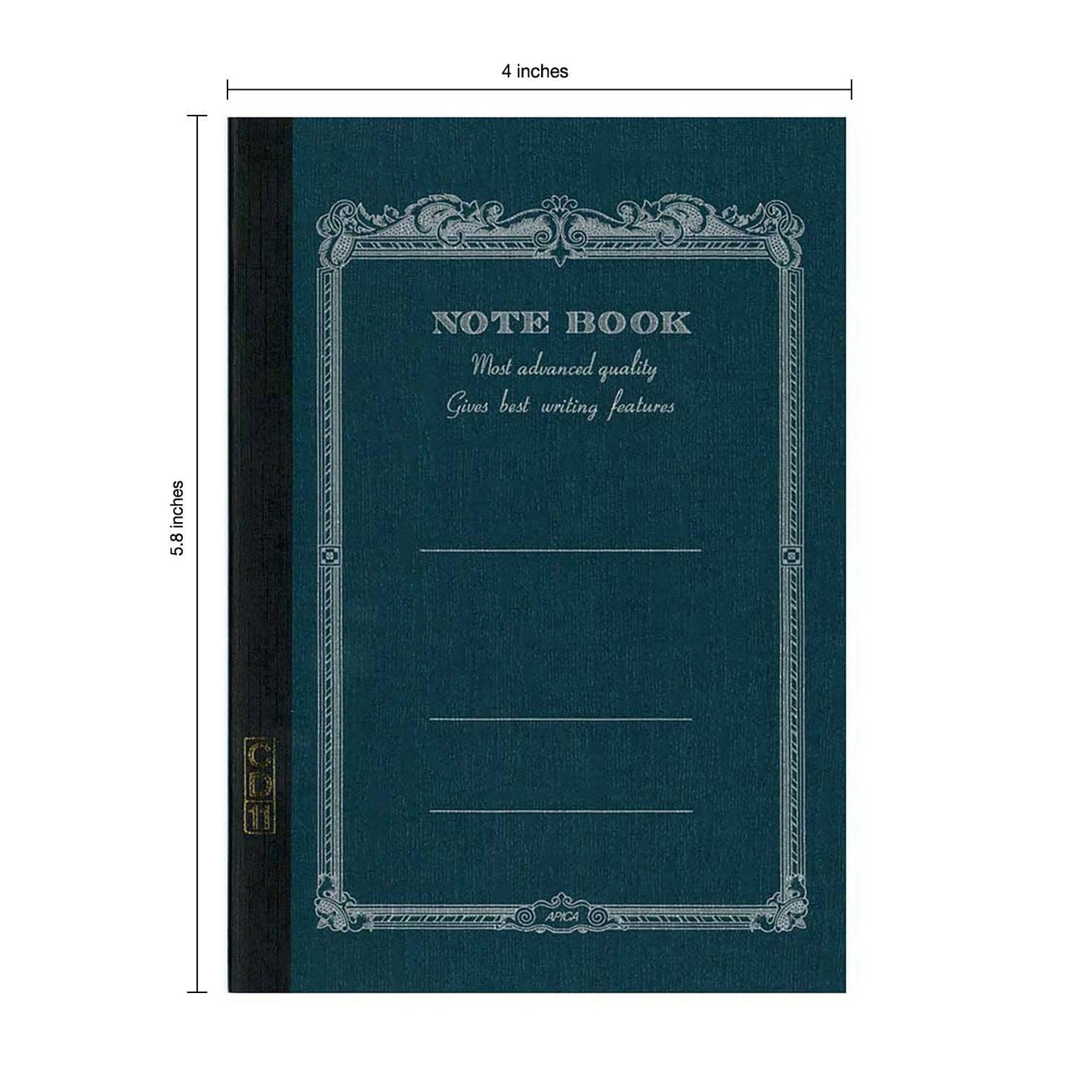 Vintage Inspired Lay-Flat Lined Notebook 4.1" x 5.8"