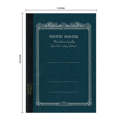 Vintage Inspired Lay-Flat Lined Notebook 4.1" x 5.8"