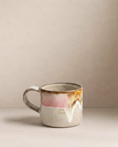 Cat Mom and Dad Melting Ice Cream Mugs