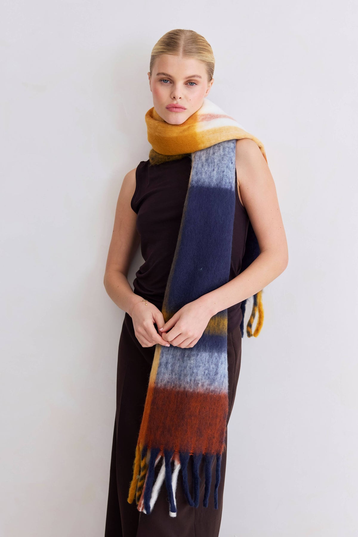 Midnight Summer Stockholm Recycled Winter Scarf