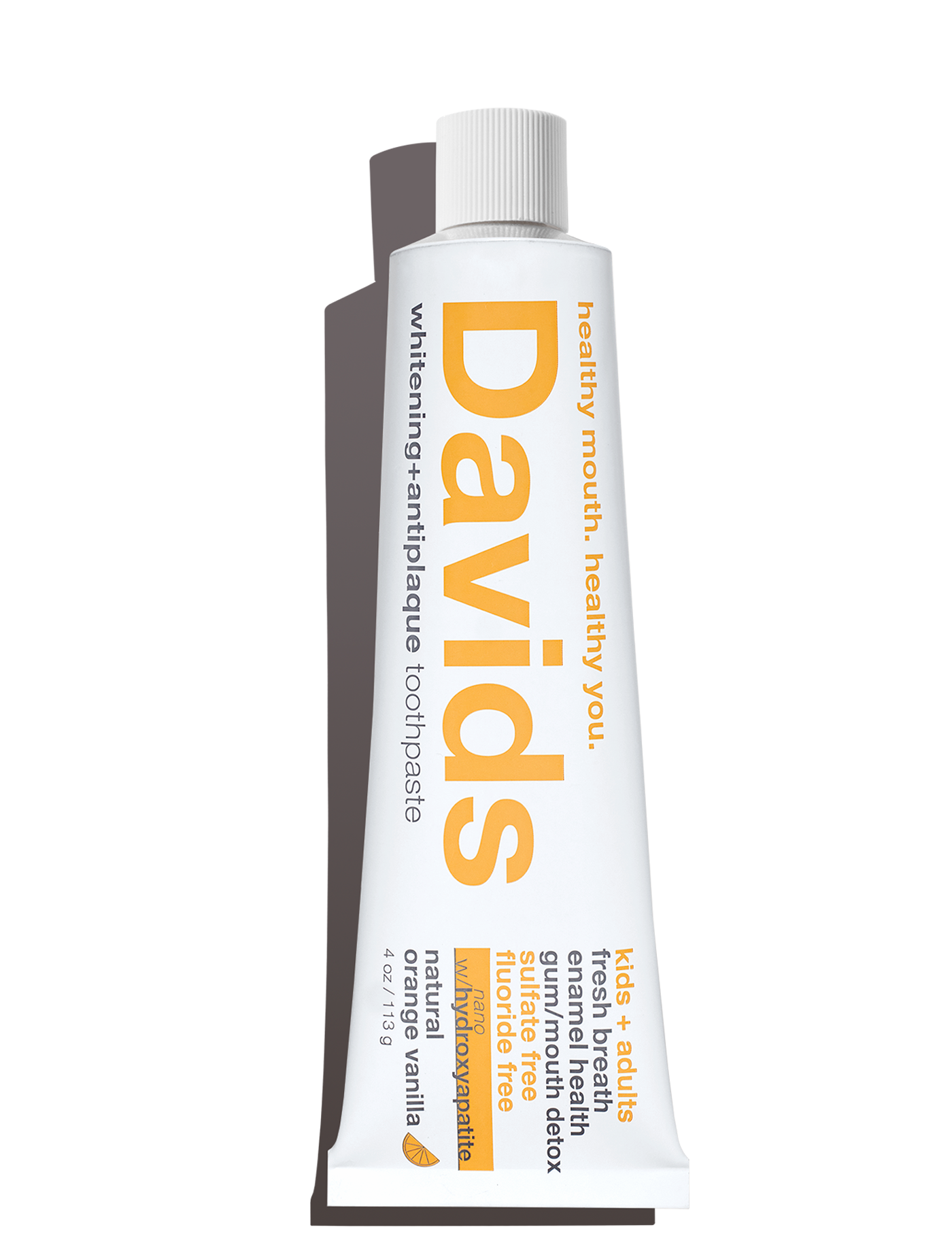 Davids toothpaste  /  orange vanilla