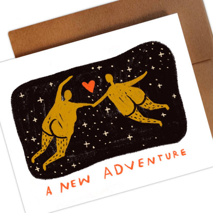 A NEW ADVENTURE Greeting Card