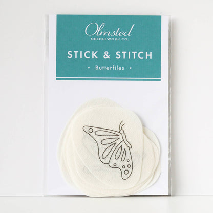 Butterfly Stick and Stitch Embroidery Patterns