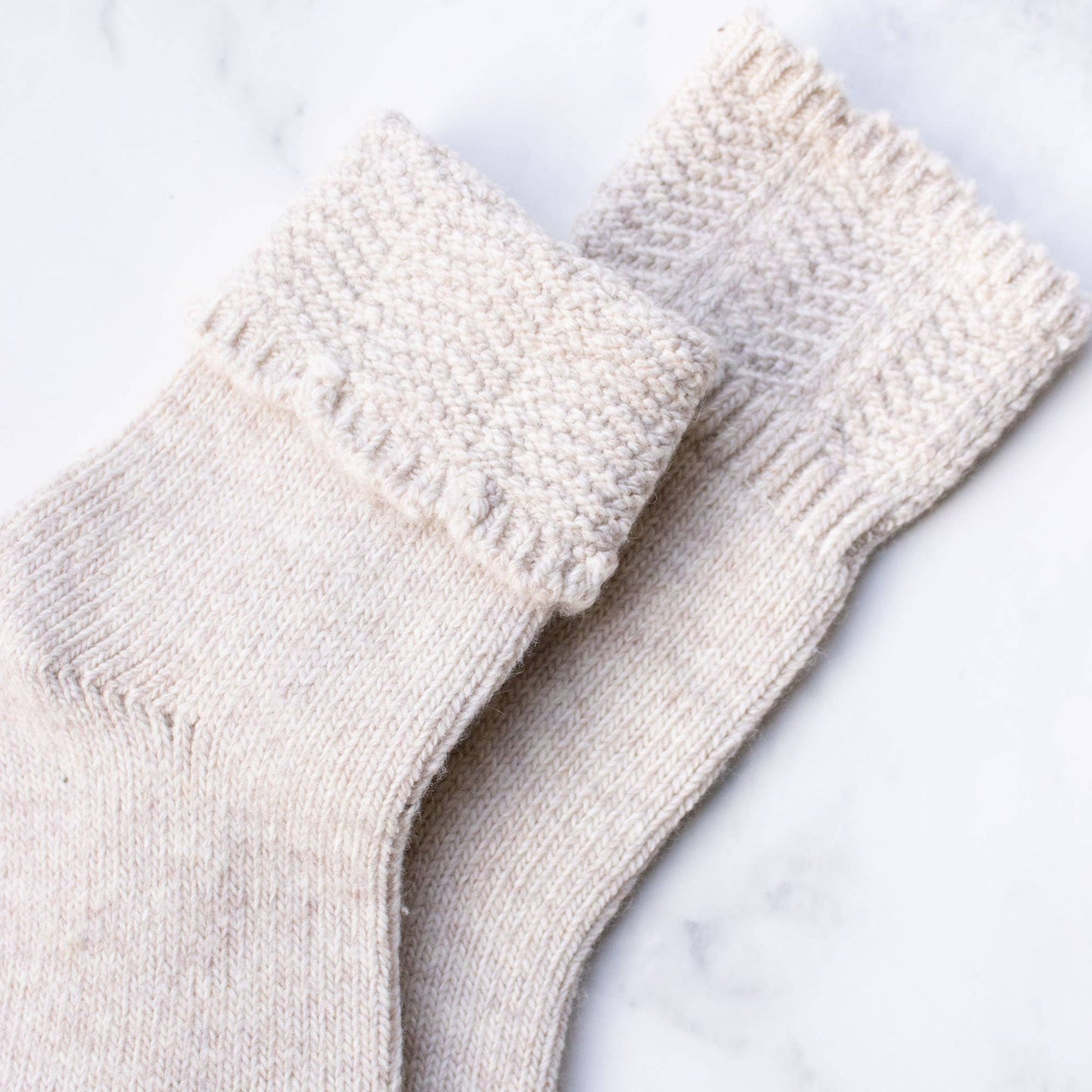 Charlotte Combed Wool and Cashmere Socks