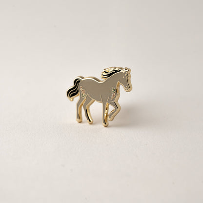 Horse Hard Enamel Lapel Pin Western