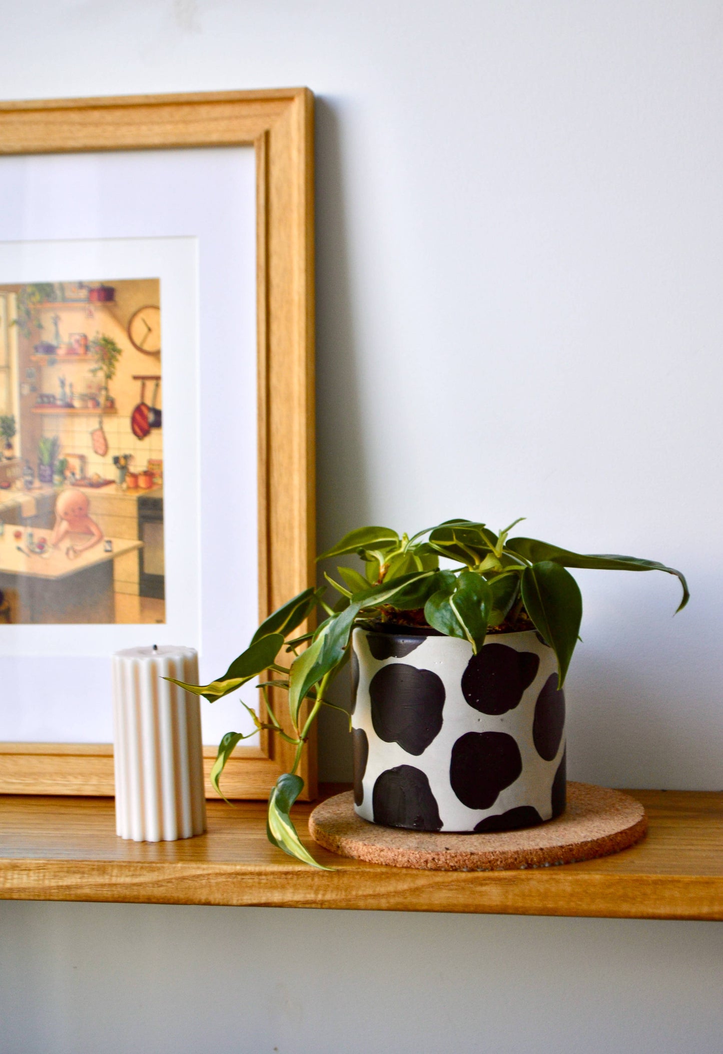 Handpainted Cow Planter | multiple sizes