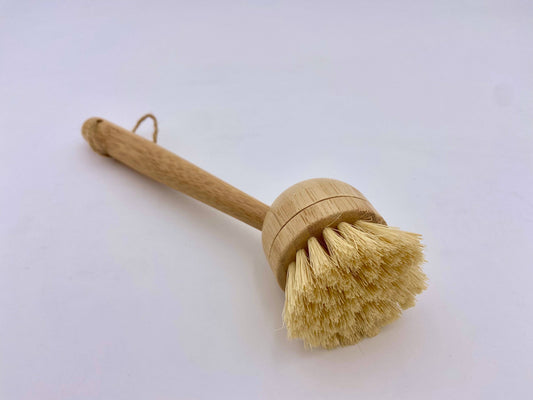 Bamboo Long Handle Dish Brush