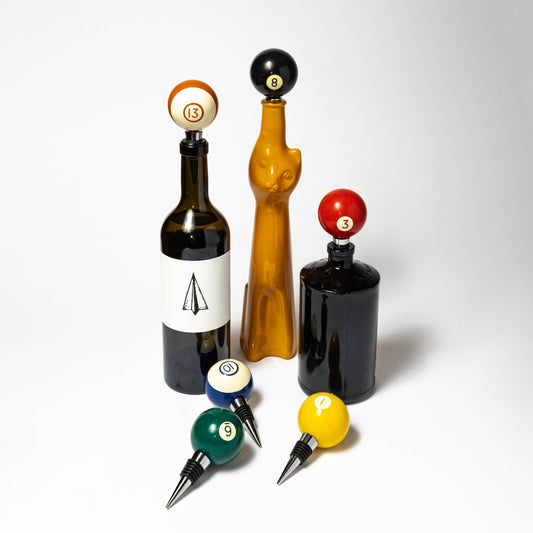 Vintage Billiard Ball Bottle Stopper