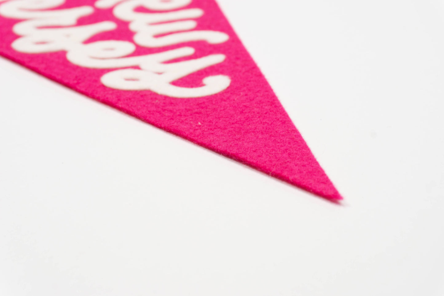New Jersey Hand Lettered Wool Felt Pennant