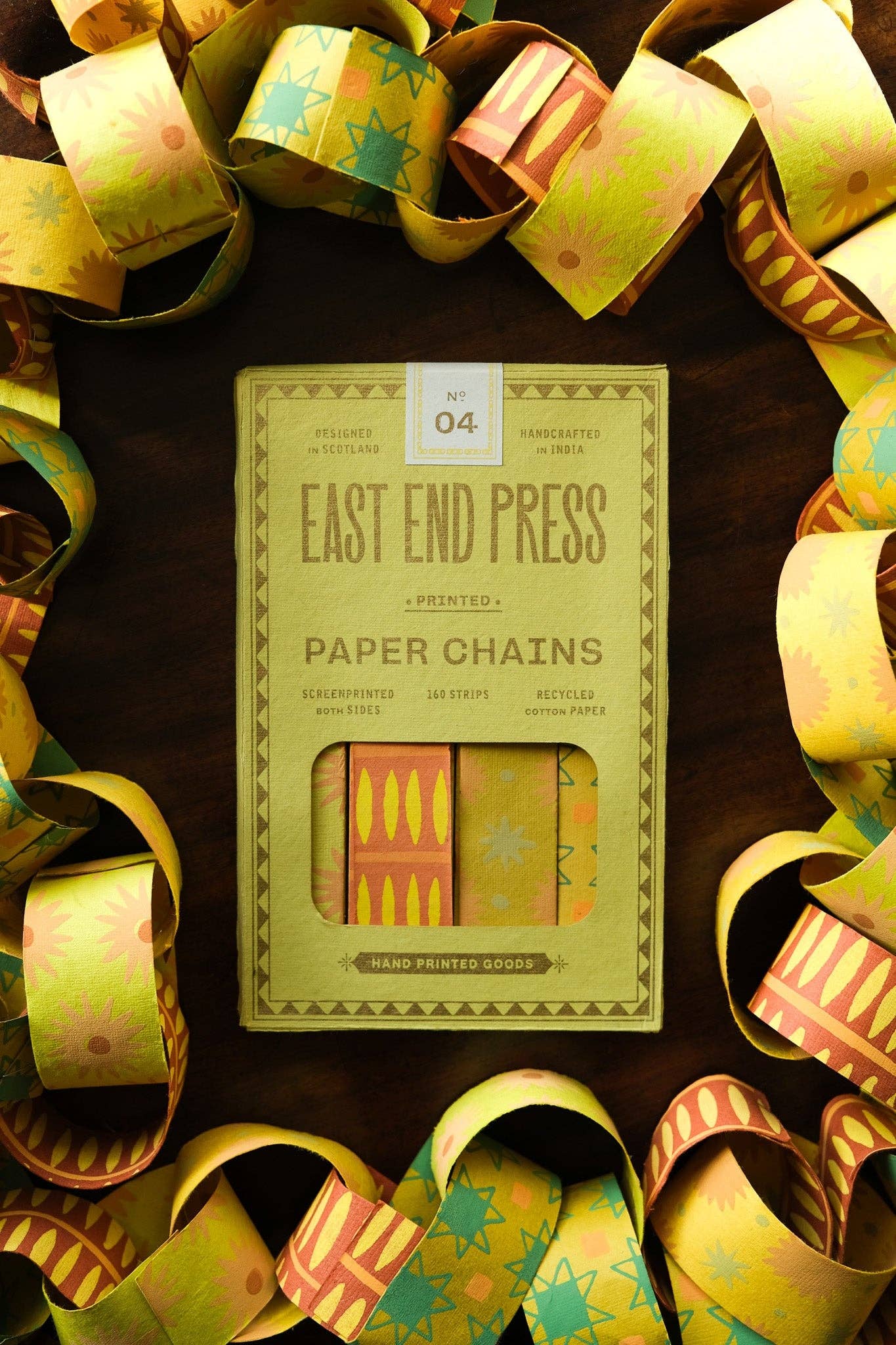 YELLOW & GREEN PAPER CHAIN KIT