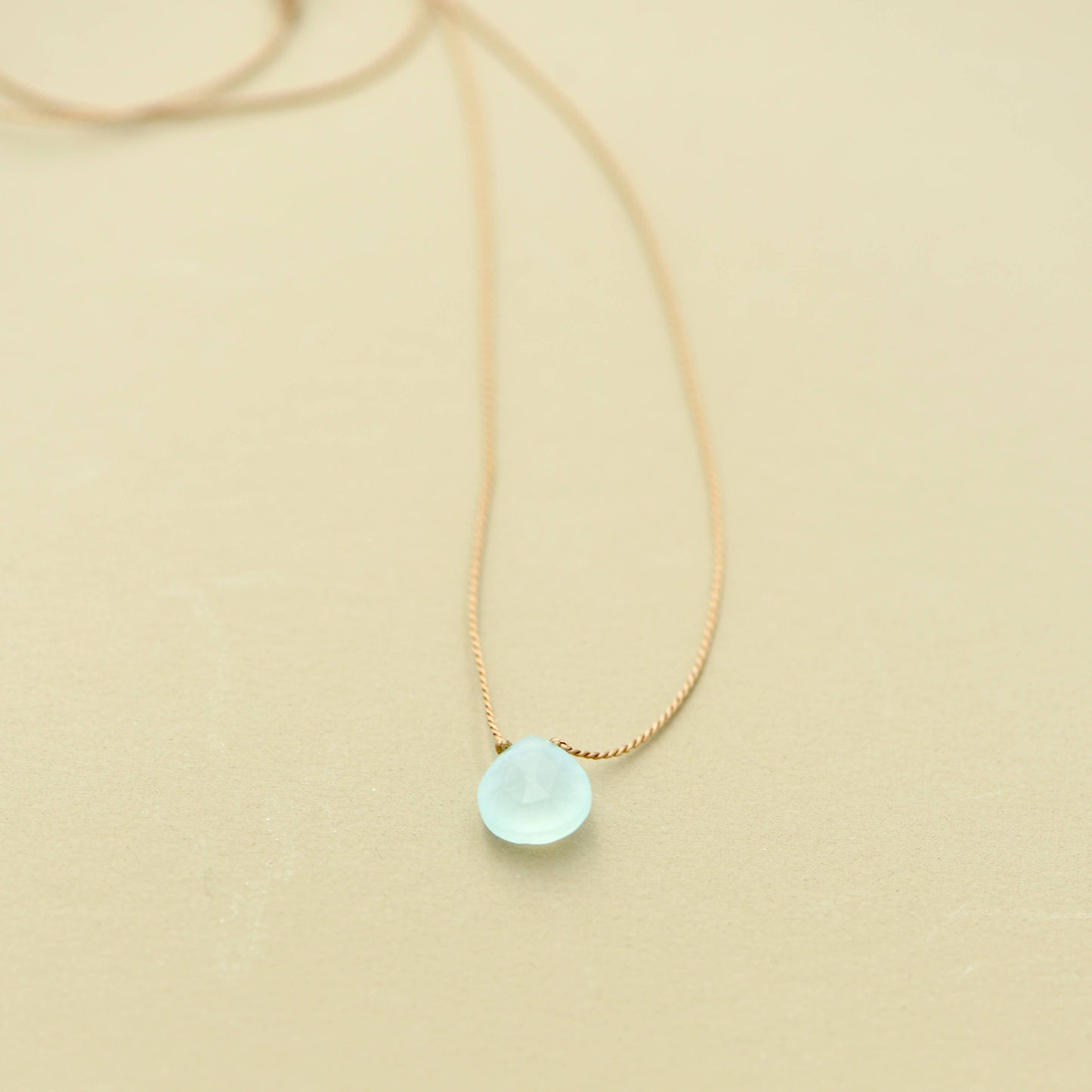 Delicate Teardrop Pendant Necklace