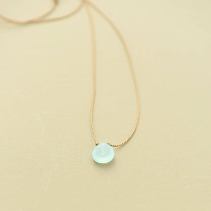 Delicate Teardrop Pendant Necklace