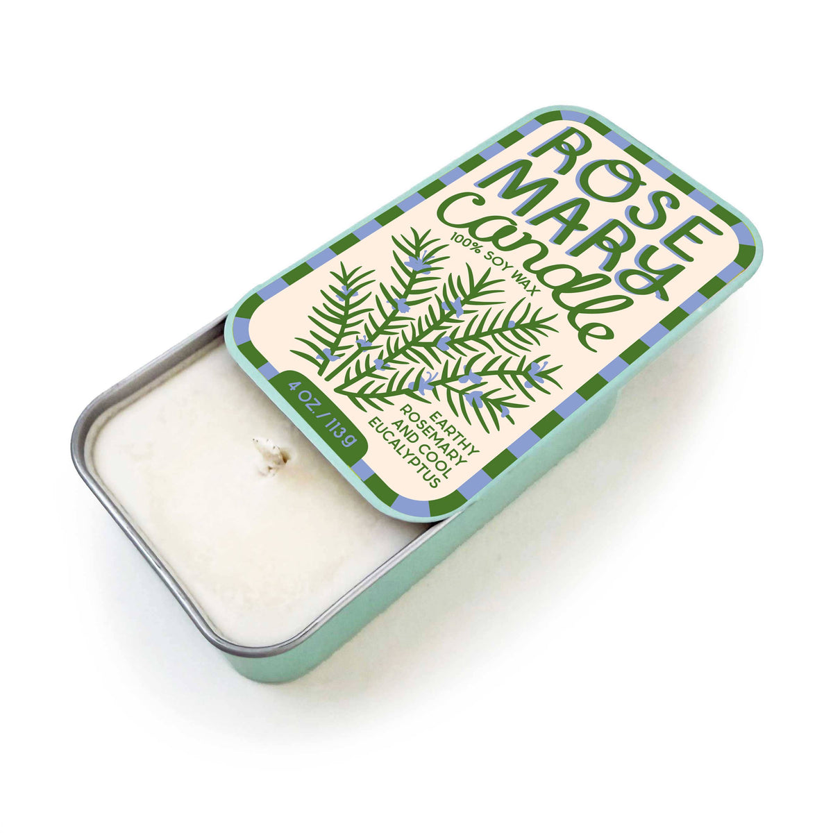 Rosemary Eucalyptus Soy Candle in Sardine Tin