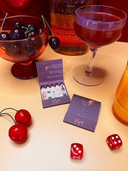 Manhattan Cocktail Matchebook