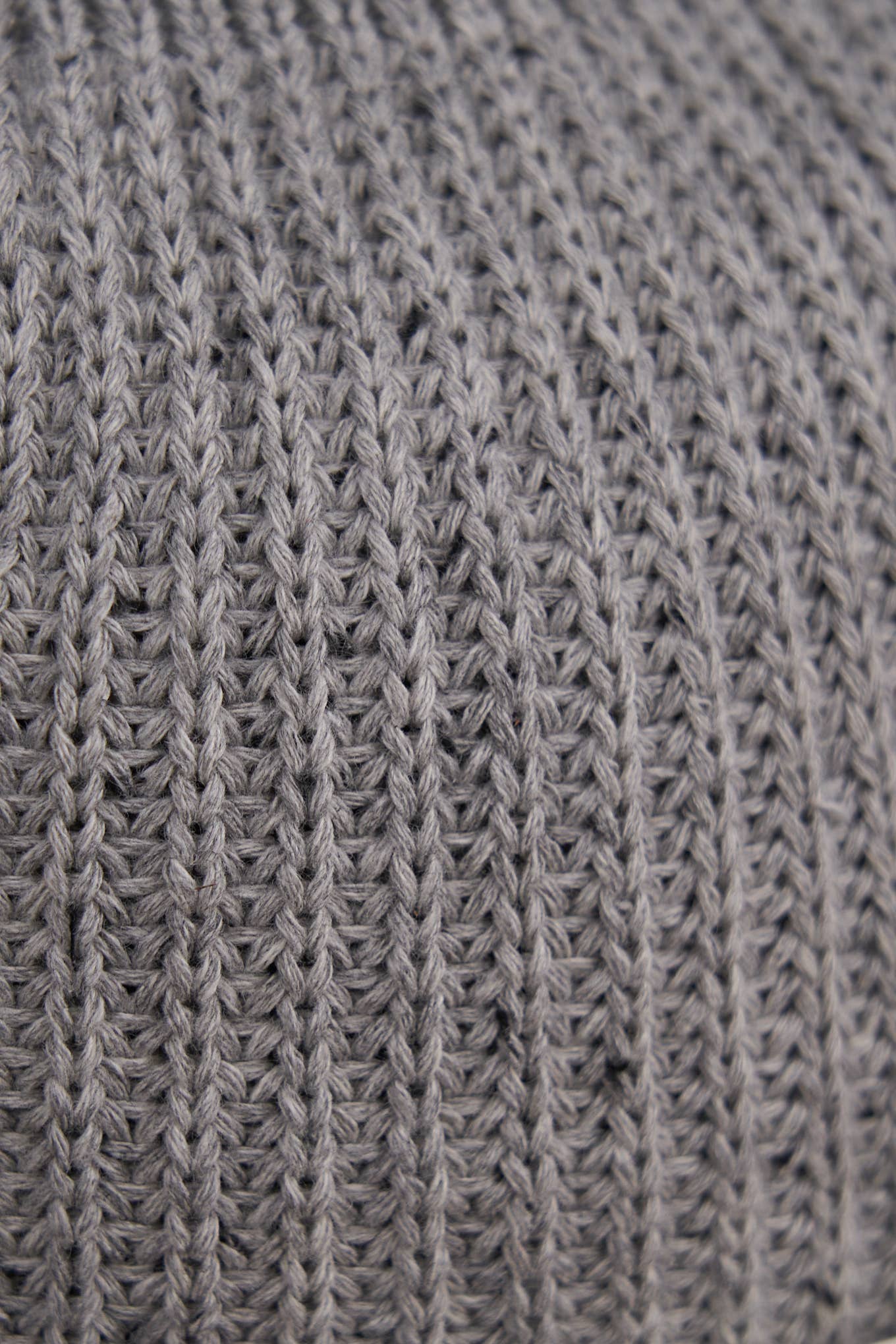 Upcycled Cotton Beanie : Grey Fleck