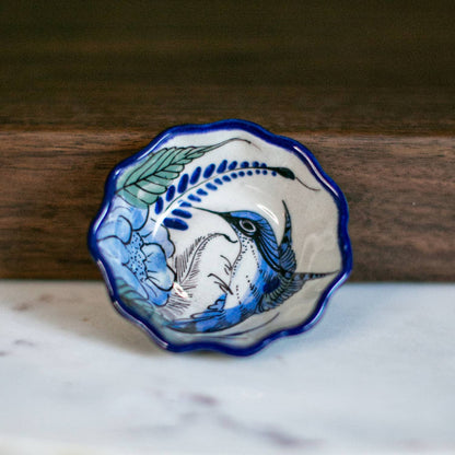 Wild Bird Ceramic Tapas Trinket Dish