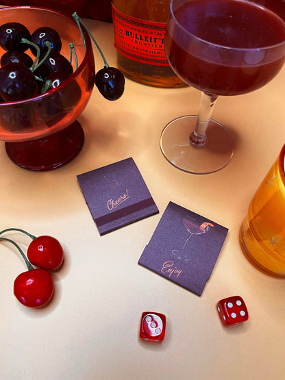 Manhattan Cocktail Matchebook