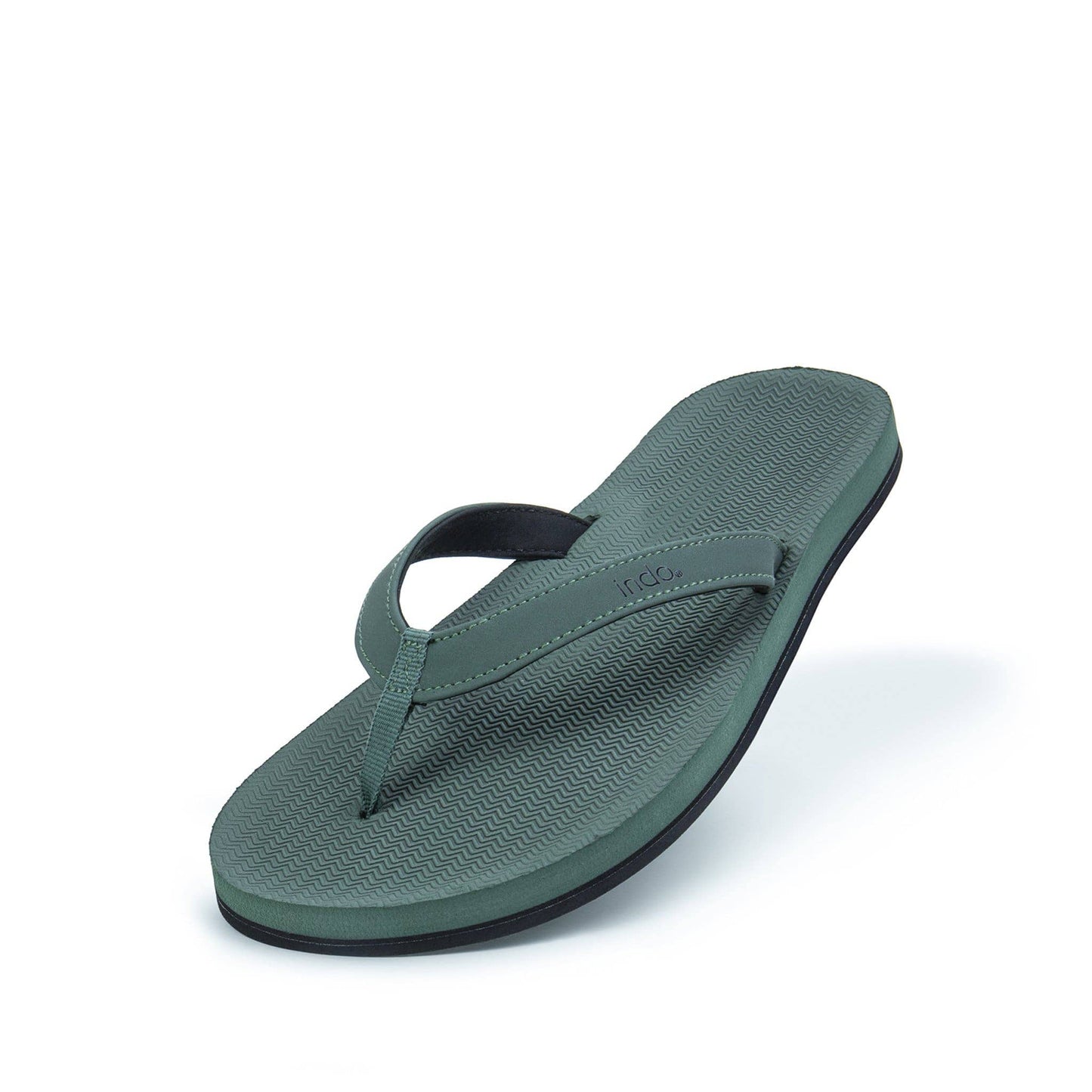 Women's Leaf Green Recycled Flip Flops