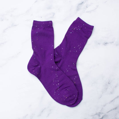 Women's Holiday Glitter Socks