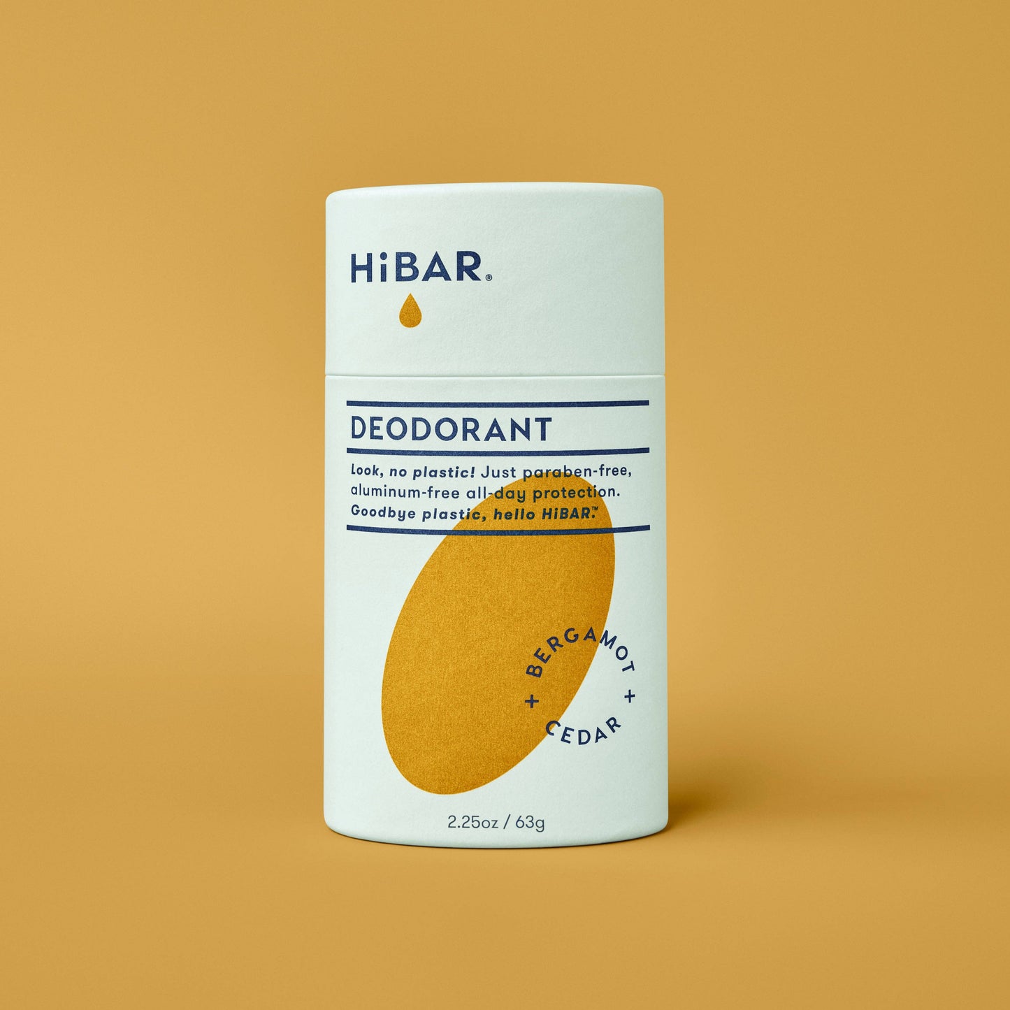 HiBAR Deodorant : Bergamot + Cedar